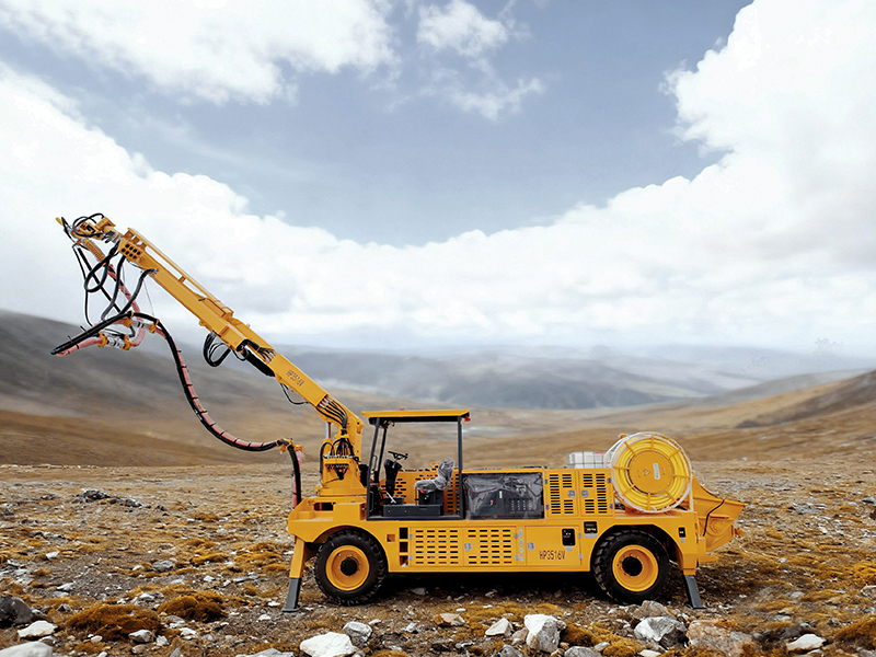 HP3516V shotcrete machine HP3516V 濕噴臺車